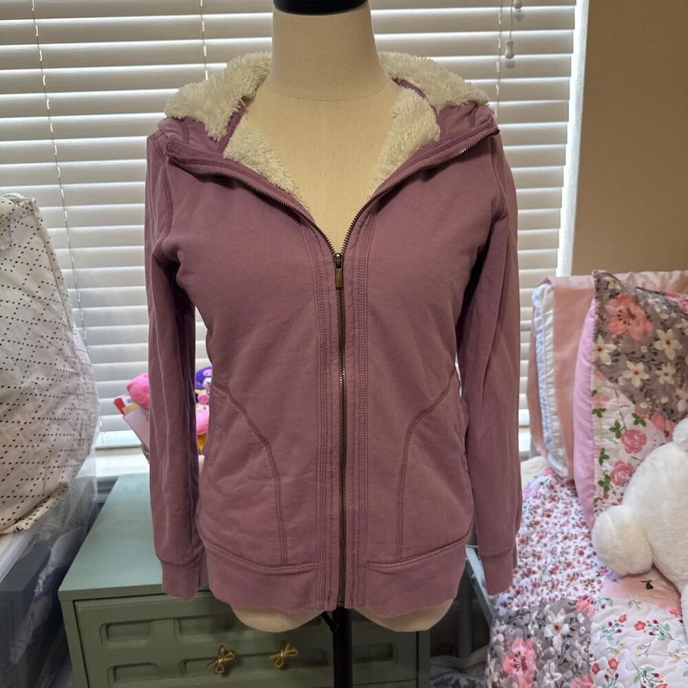 Unbranded Women's Purple and Pink Hoodie